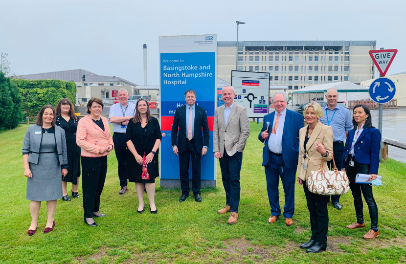 Ministerial visit to Bstoke Hospital